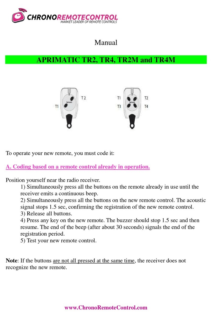 ChronoRemoteControl TR2 manual