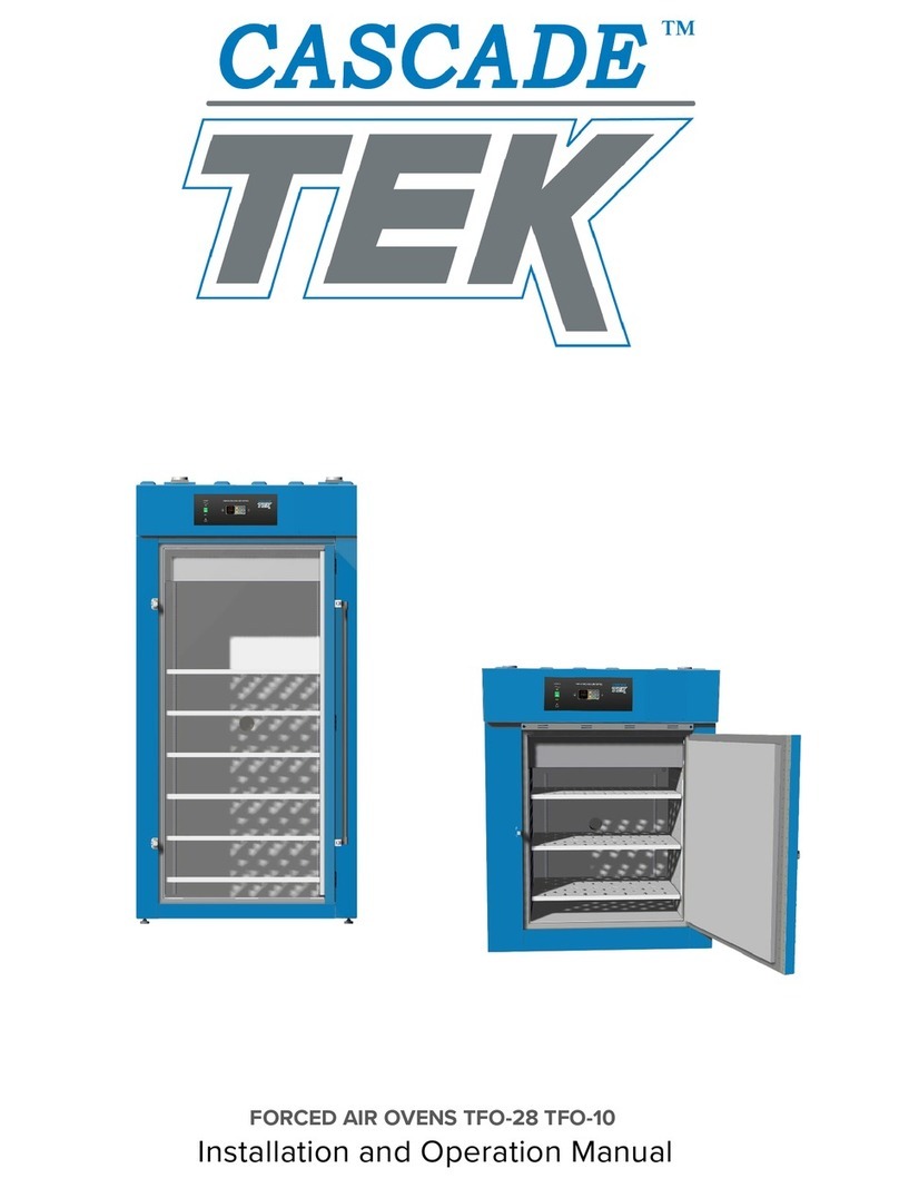 Cascade TEK TFO-28 Installation and operation manual