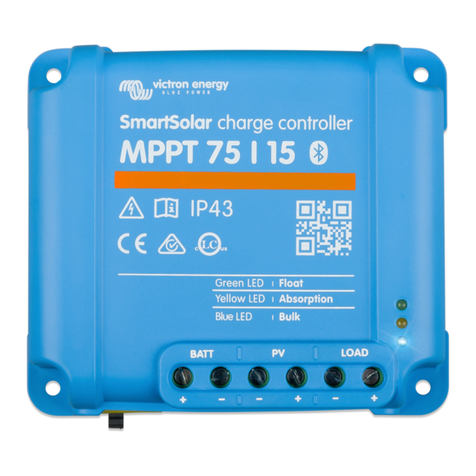 Victron energy BlueSolar MPPT 75/10 User manual Victron energy BlueSolar MPPT 75/10 User manual