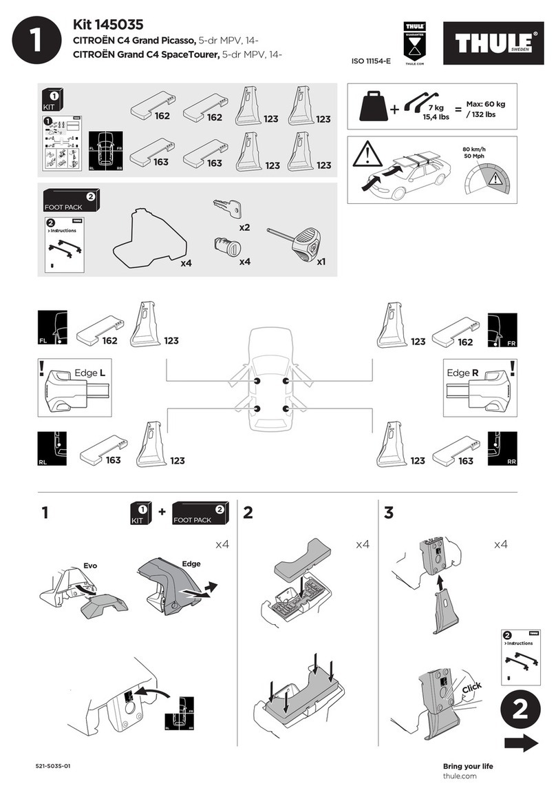 Thule 145035 User manual