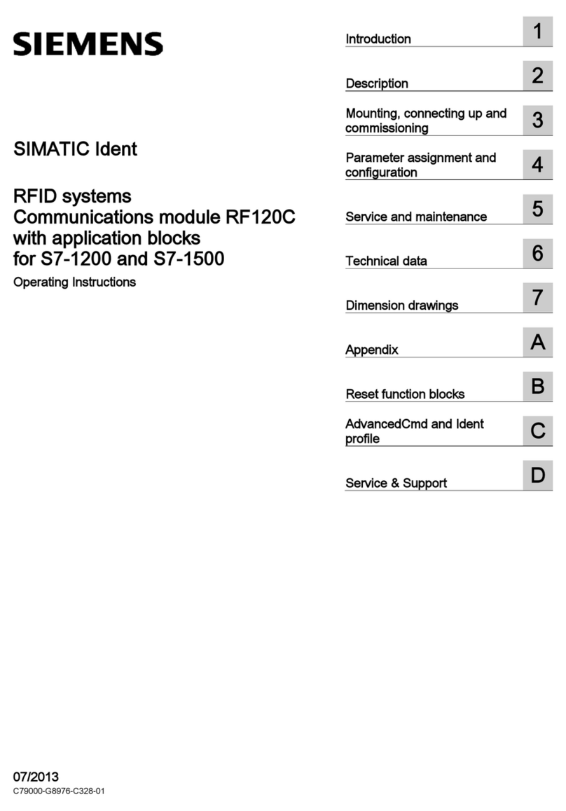 Siemens SIMATIC RF120C User manual