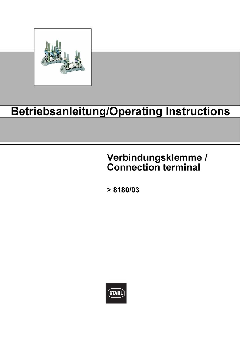 Stahl 8180/03 operating instructions