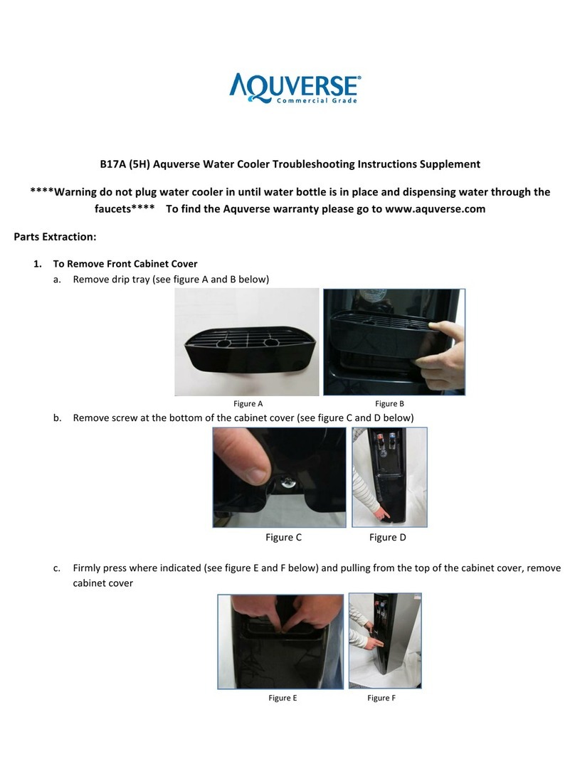 Aquverse B17A Troubleshooting instructions supplement