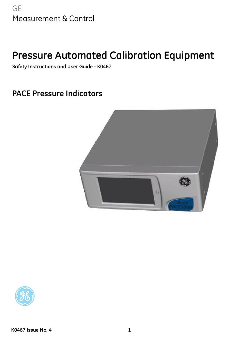GE PACE 1000 Safety Instructions and User Guide