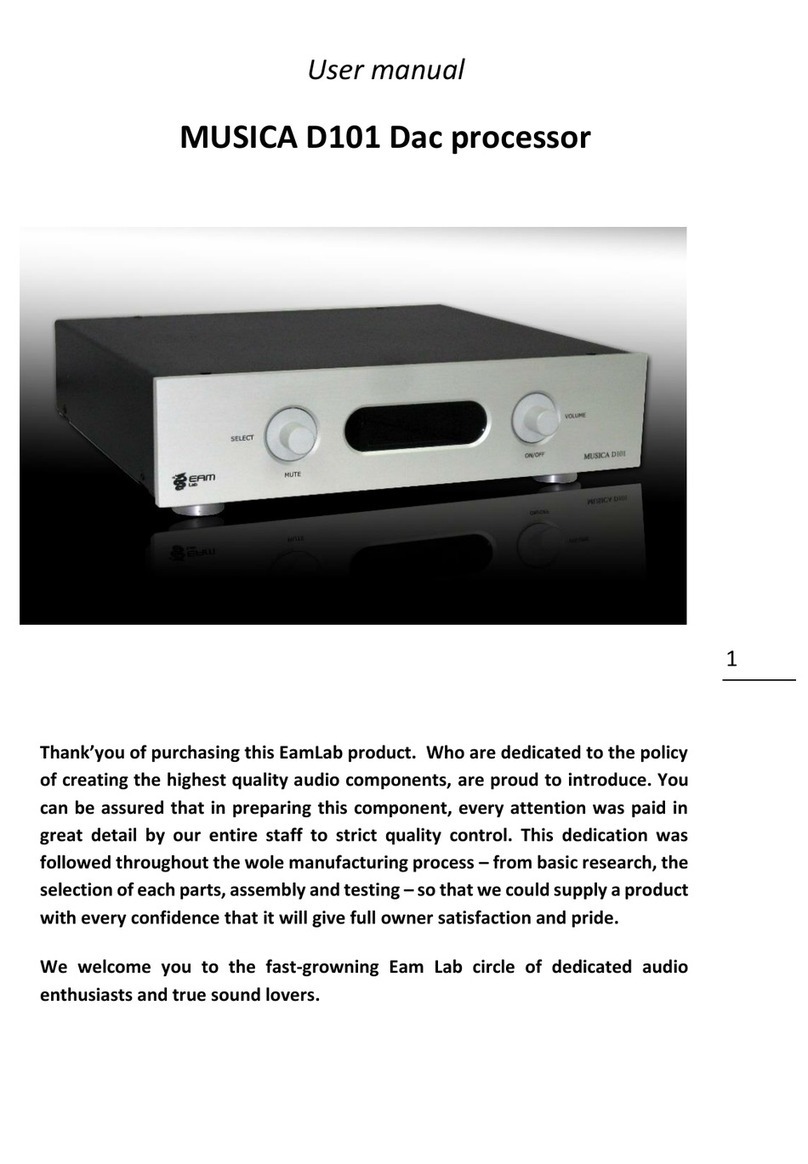 eamlab MUSICA D101 user manual