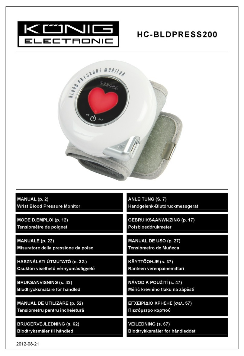 König Electronic HC-BLDPRESS200 Operator's manual