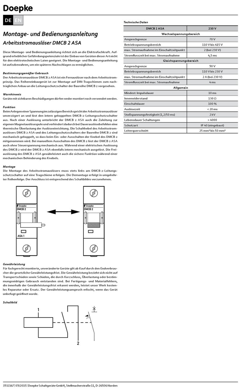 Doepke DMCB 2 ASA User manual