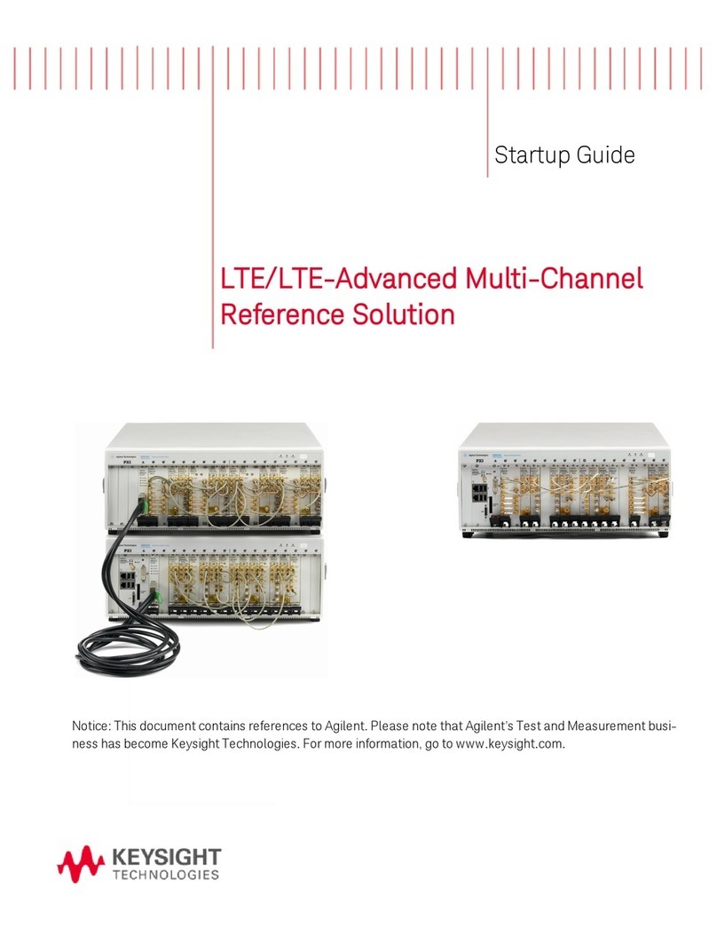 Keysight Technologies LTE Installation manual