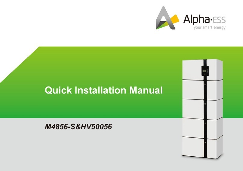 Alpha ESS M4856-S Quick installation manual
