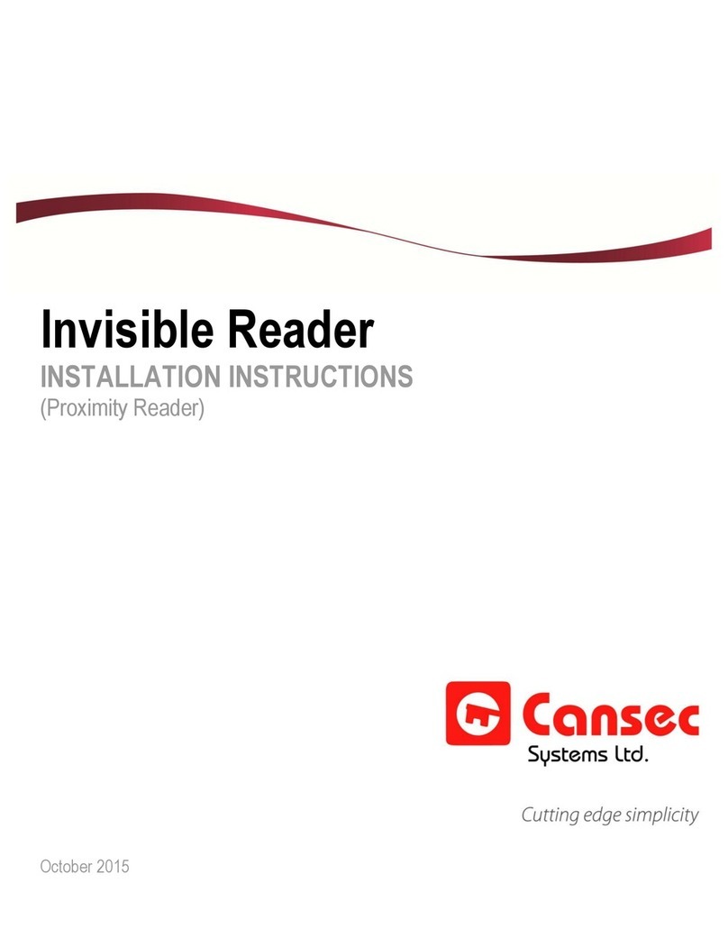 Cansec Invisible Reader User manual