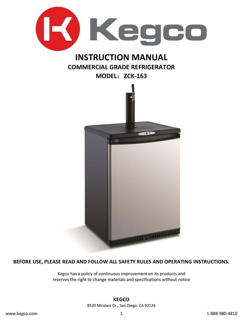 Kegco ZCK-163 instruction manual