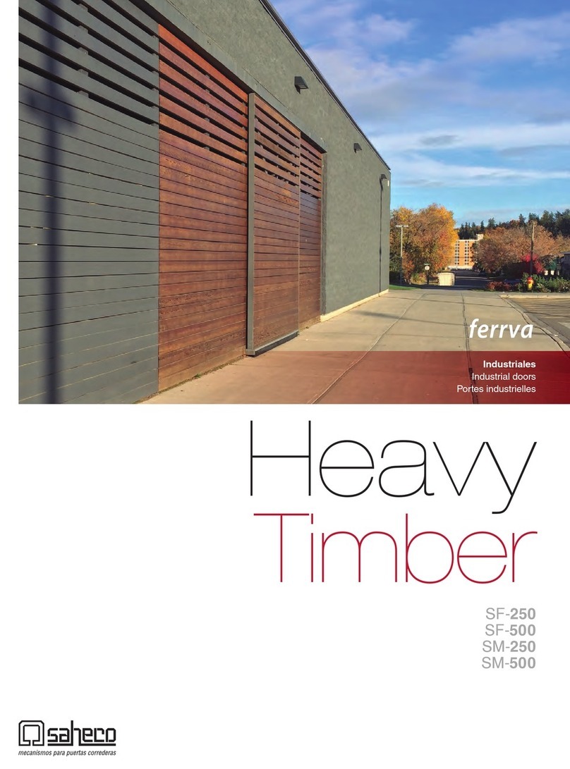 Saheco Heavy SF-250 manual