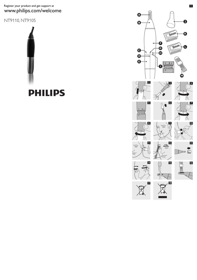 Philips NORELCO NT9105 manual