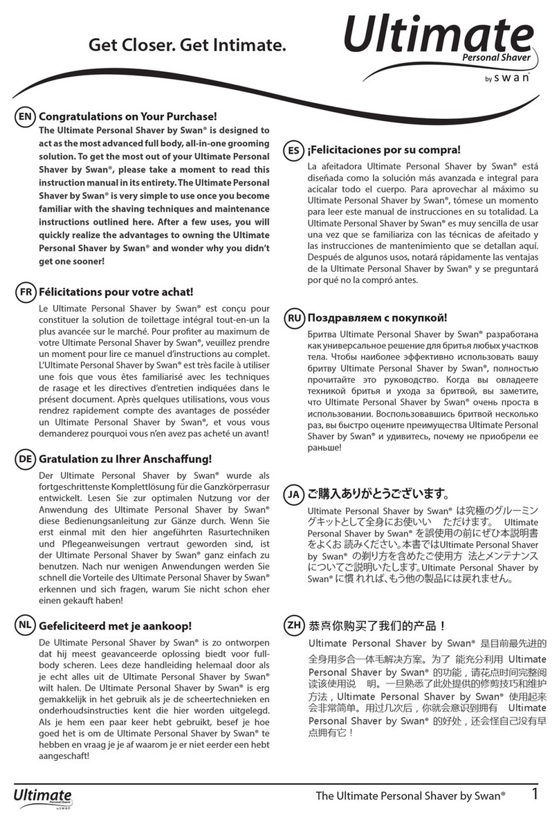Swann Ultimate Personal Shaver manual