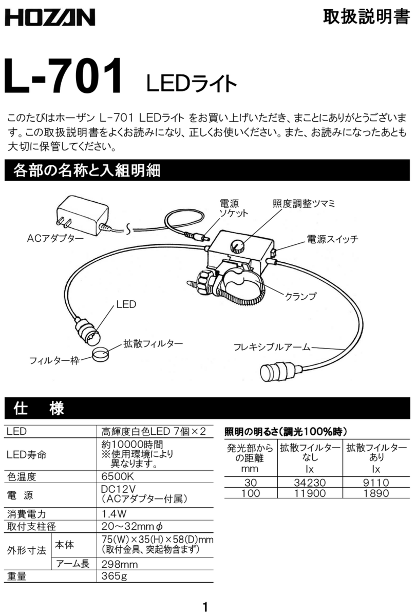 HOZAN L-701 User manual