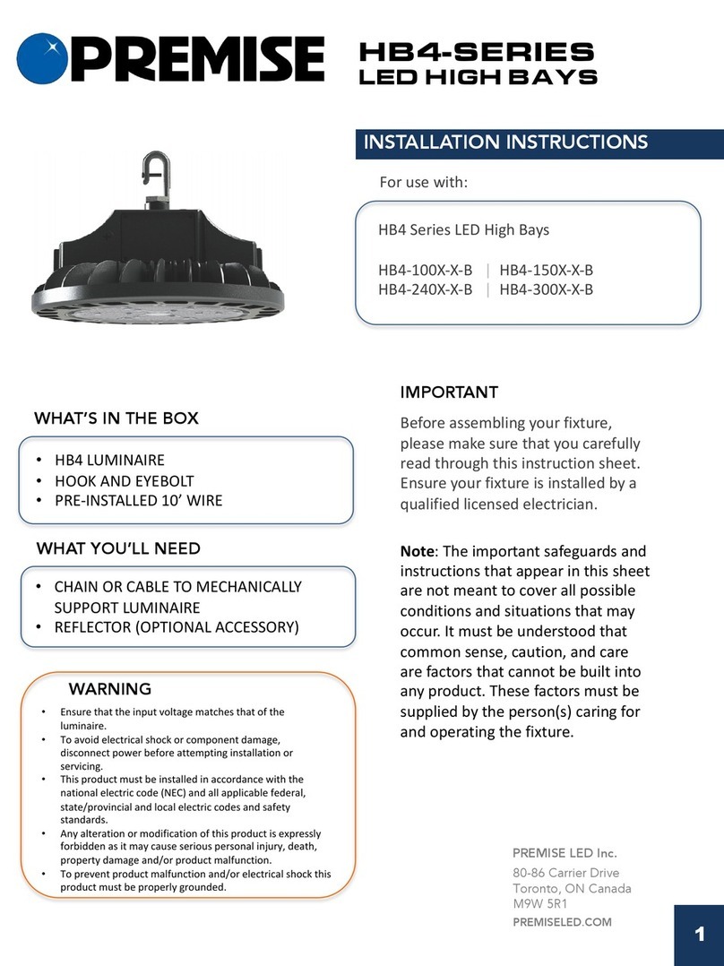 Premise HB4 Series installation instructions