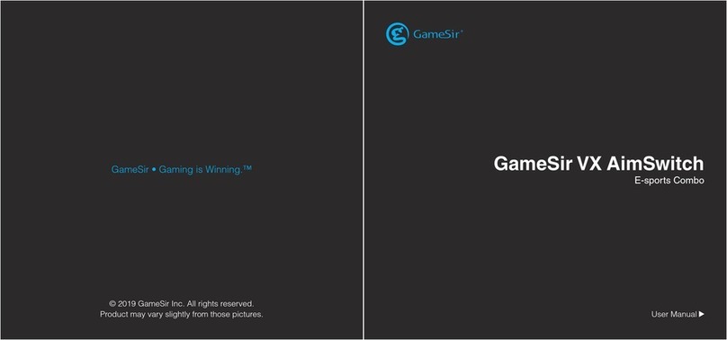 GameSir VX AimSwitch E-sports Combo User manual