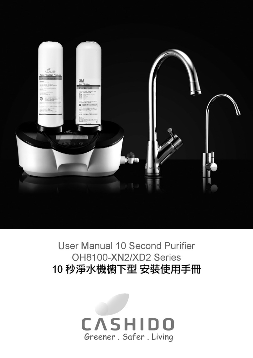 CASHIDO 10 Second Purifier OH8100-XN2 Series user manual
