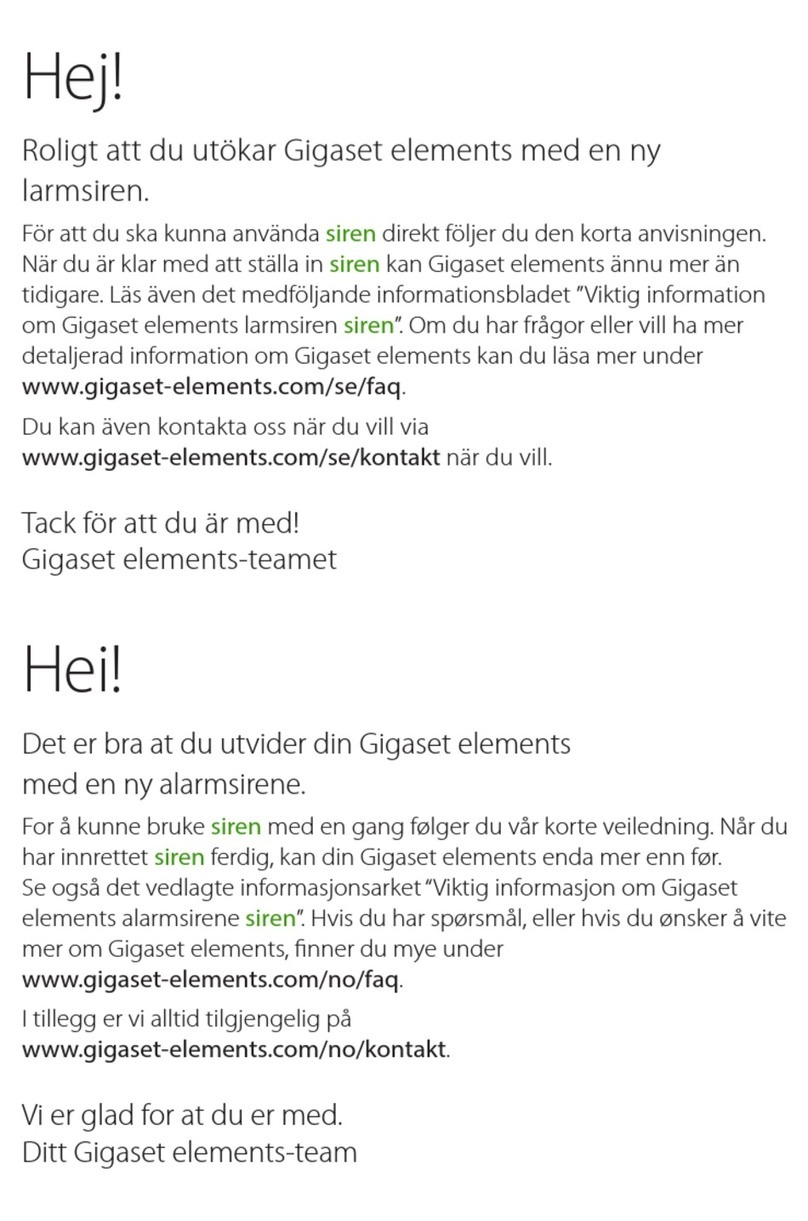 Gigaset elements Siren SIMPLY START