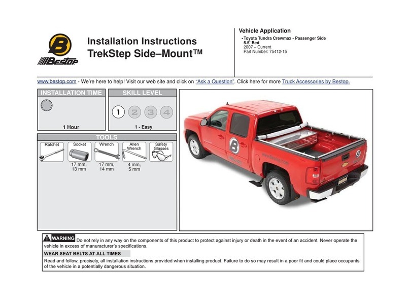 Bestop TrekStep Side-Mount User manual