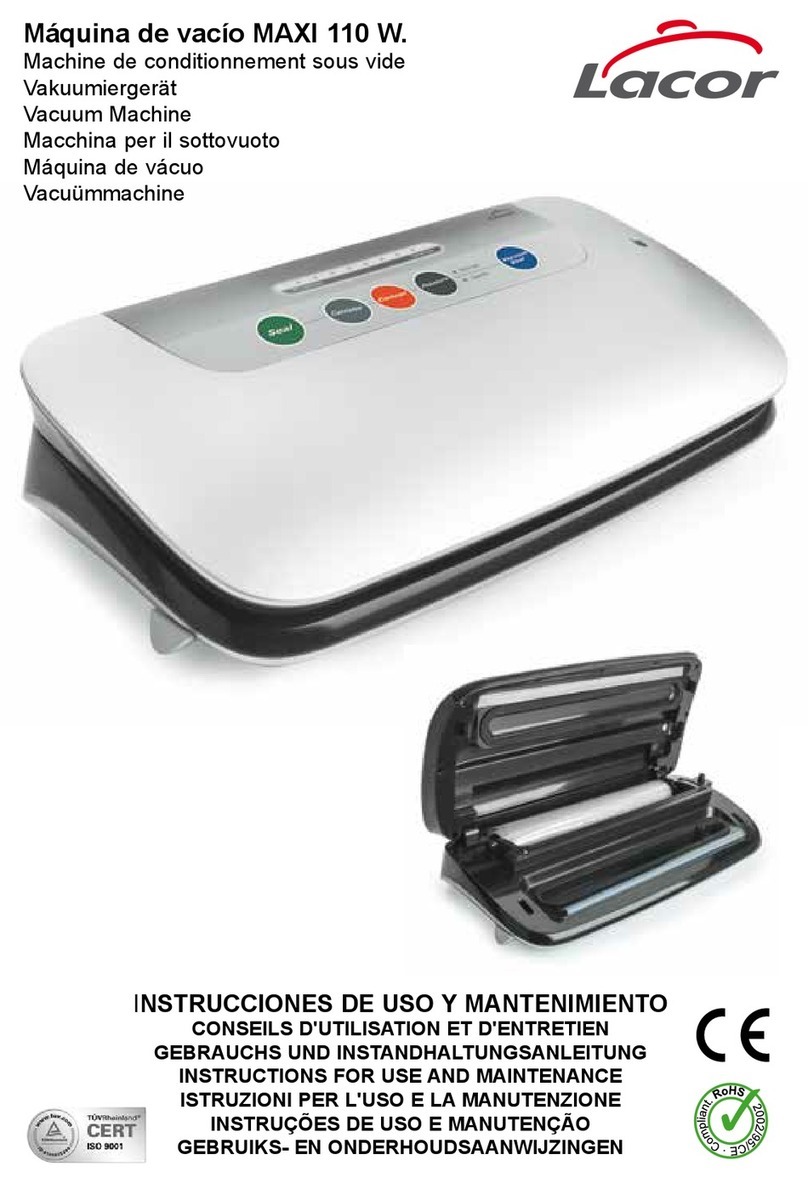 Lacor MAXI 110 W Instructions for use and maintenance
