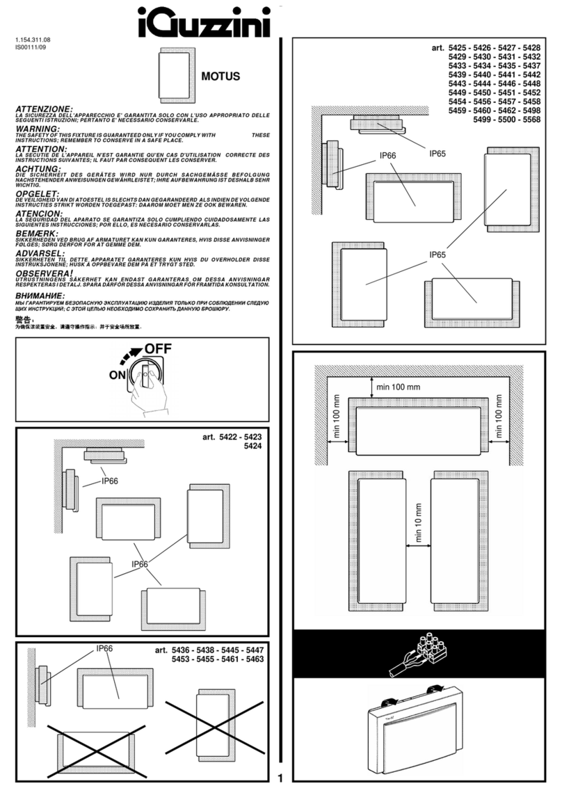 iGuzzini MOTUS Series User manual