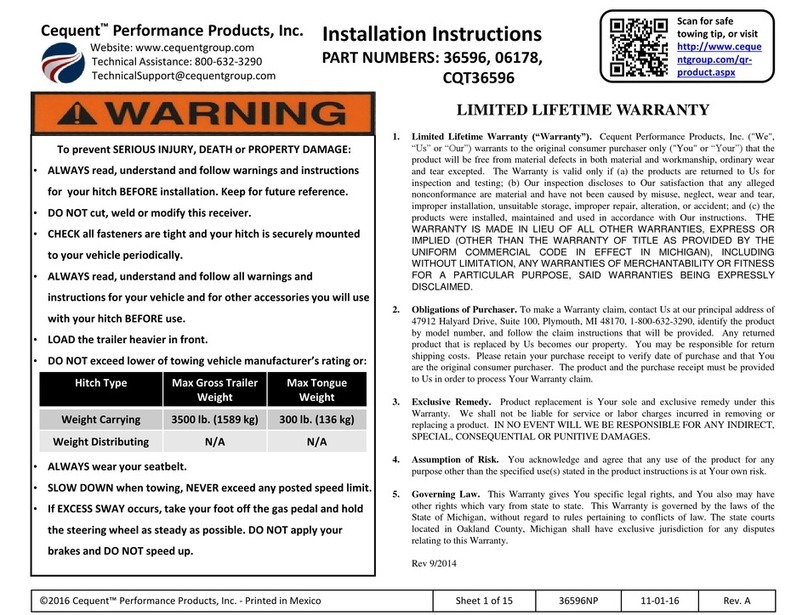 Cequent 36596 installation instructions