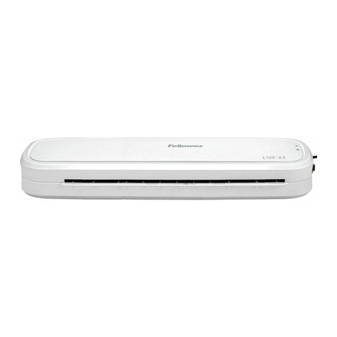 Fellowes L125 A3 instructions