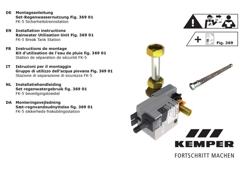 Kemper 369 01 installation instructions