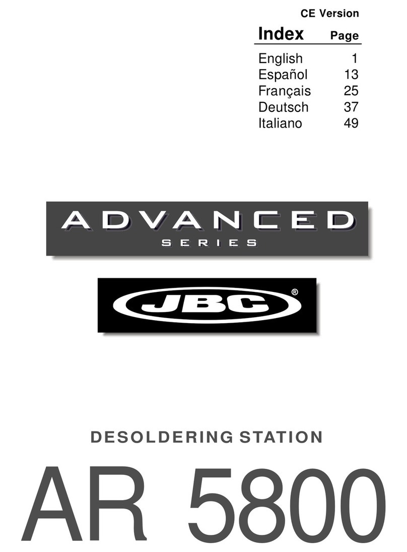 jbc advanced Series manual