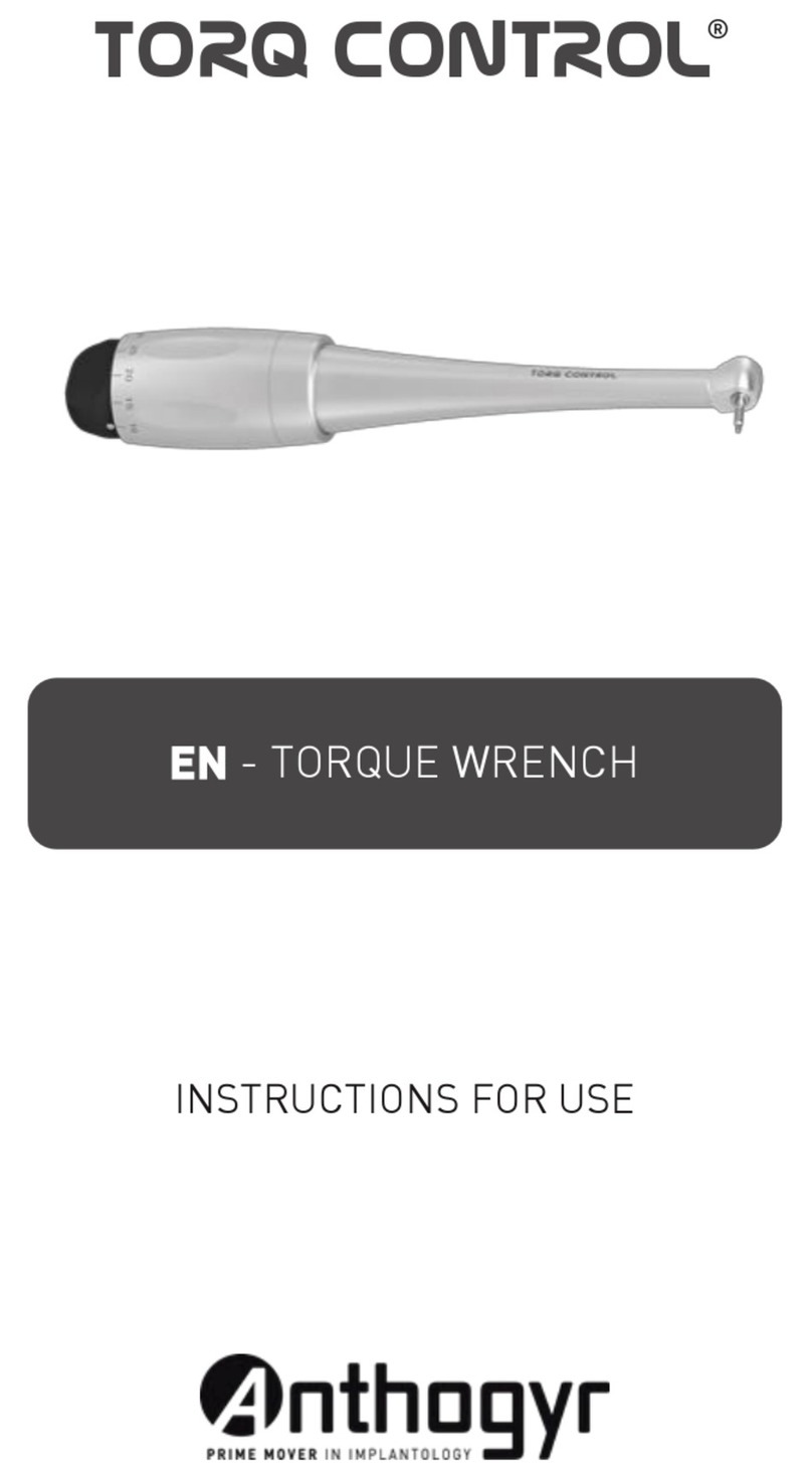 Anthogyr torq control Instructions for use