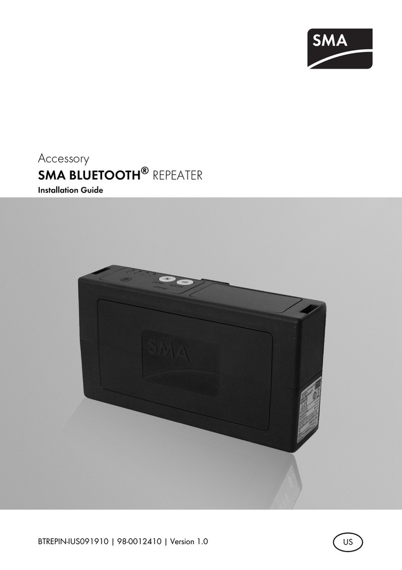 SMA BLUETOOTH REPEATER installation guide