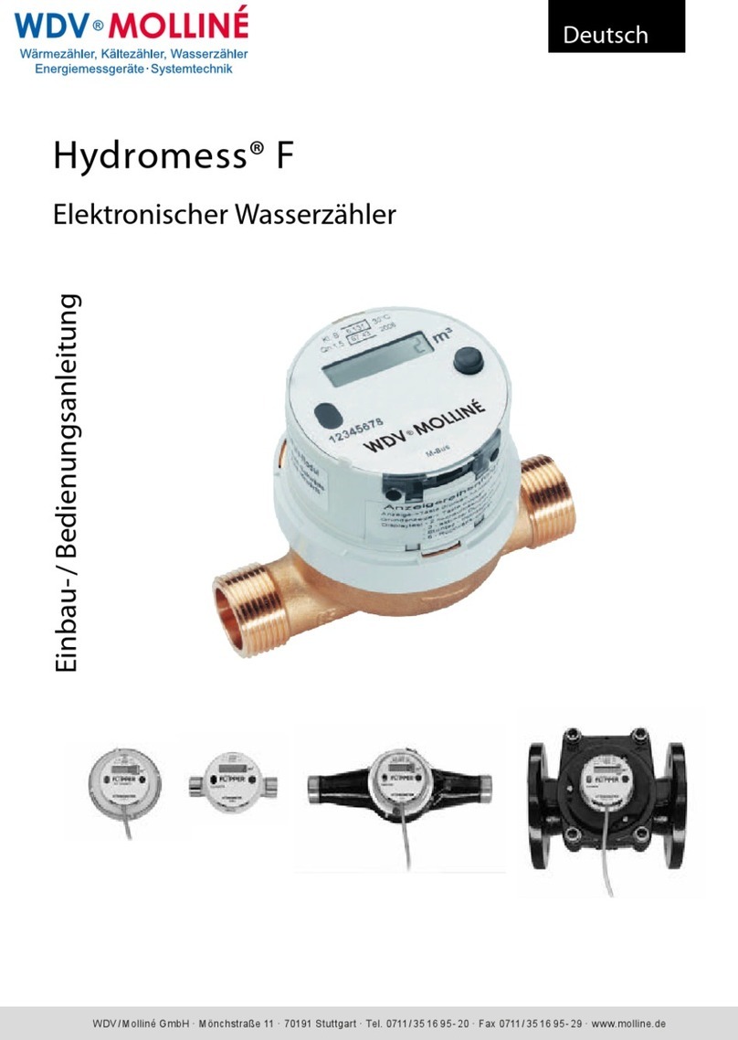 WDV Molline Hydromess F Installation & user guide