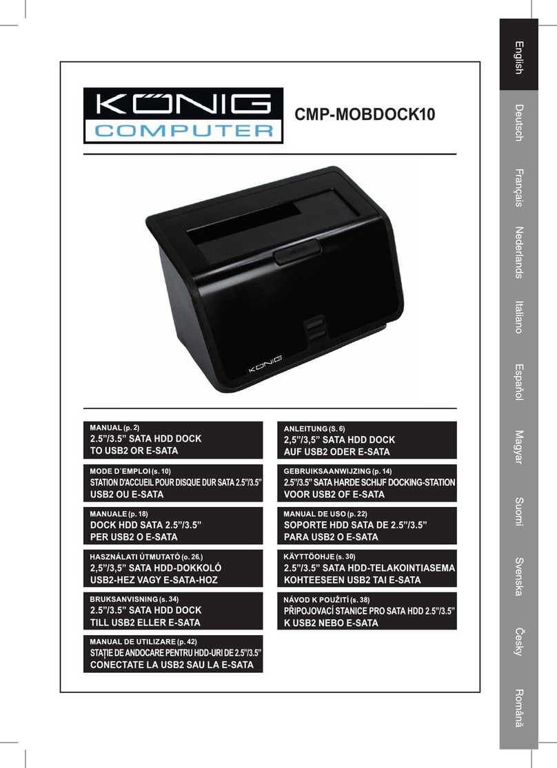 Konig CMP-MOBDOCK10 User manual