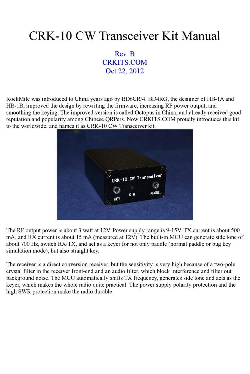 CRKITS CRK-10 CW User manual
