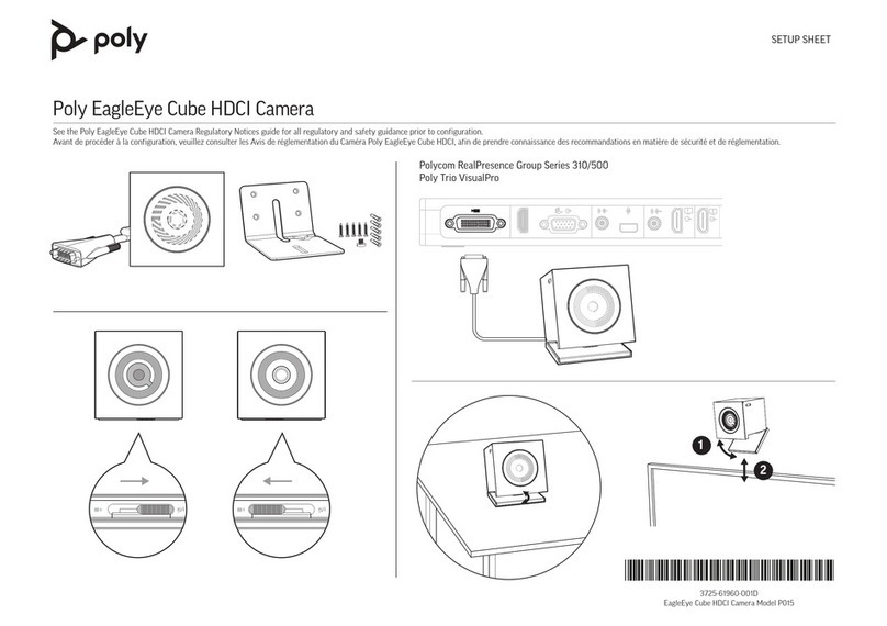 Poly EagleEye Cube setup sheet
