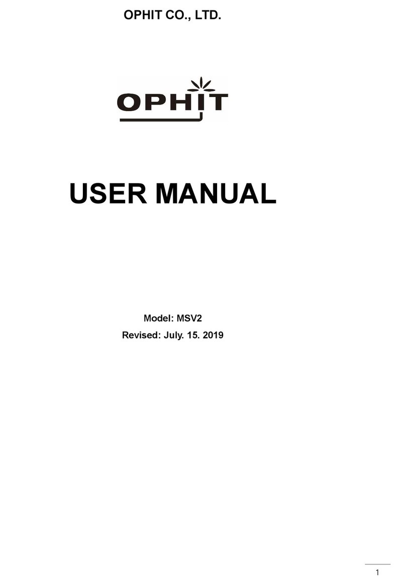 Ophit MSV2 user manual