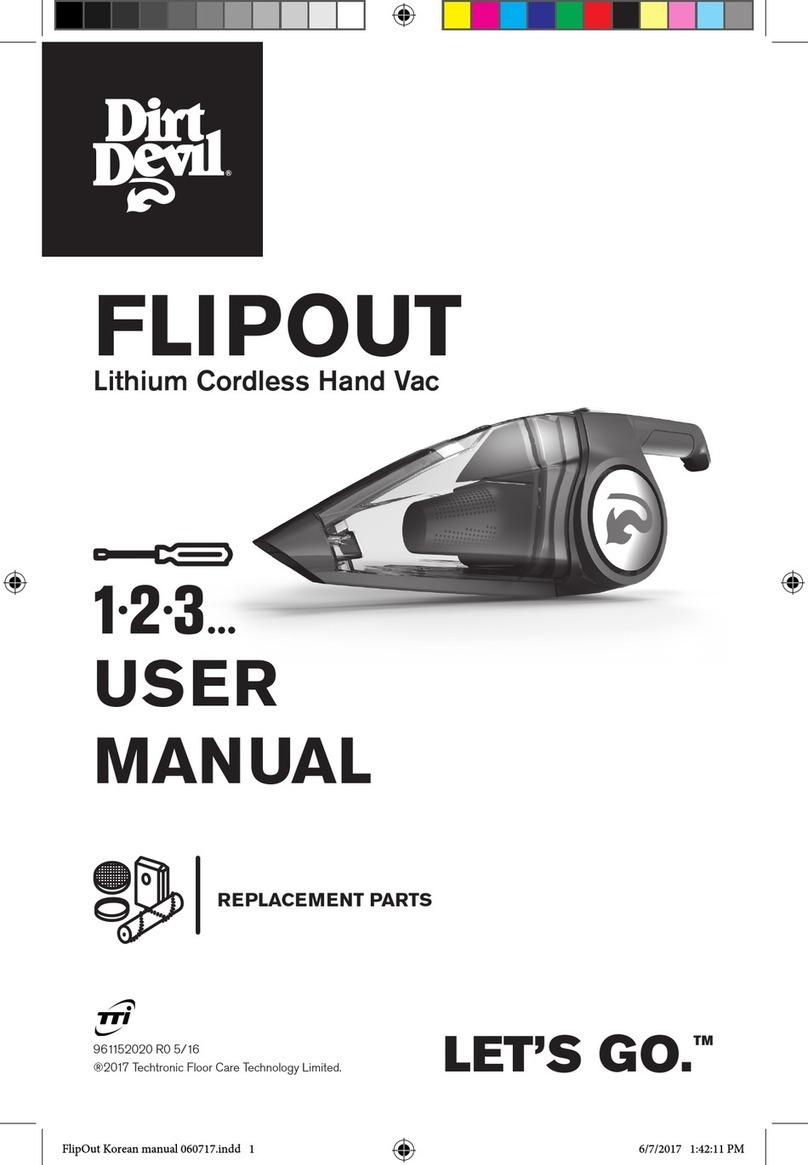 Dirt Devil FLIPOUT User manual