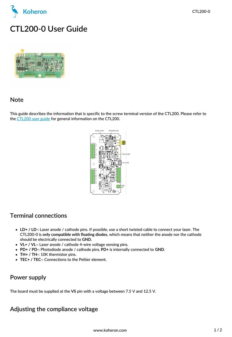 Koheron CTL200-0 user guide