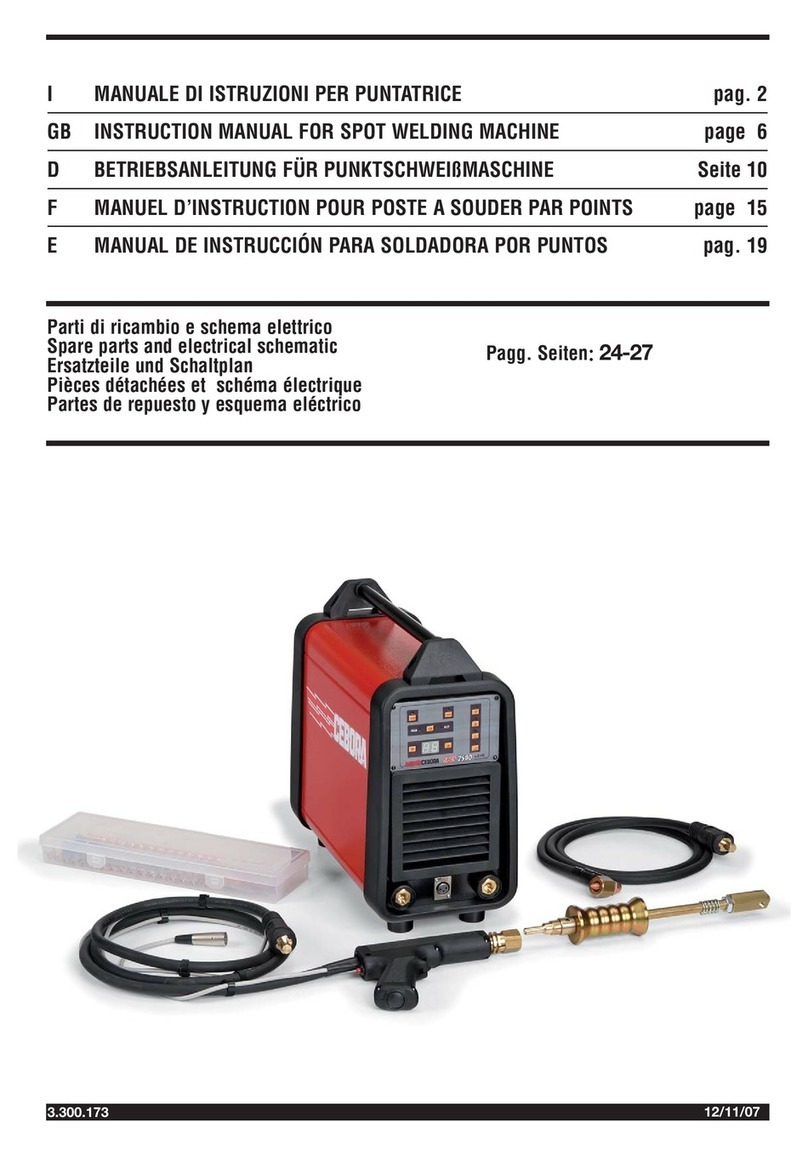 Cebora Spot 2500 User manual