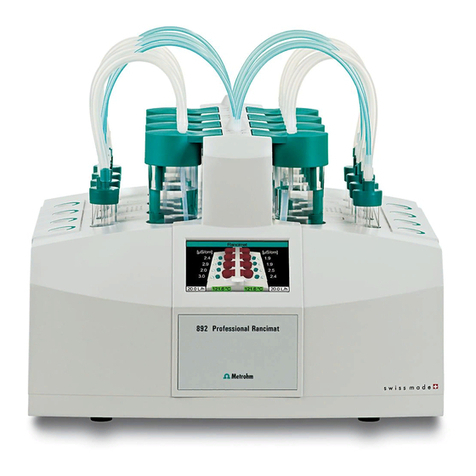 Metrohm 892 Professional Rancimat manual
