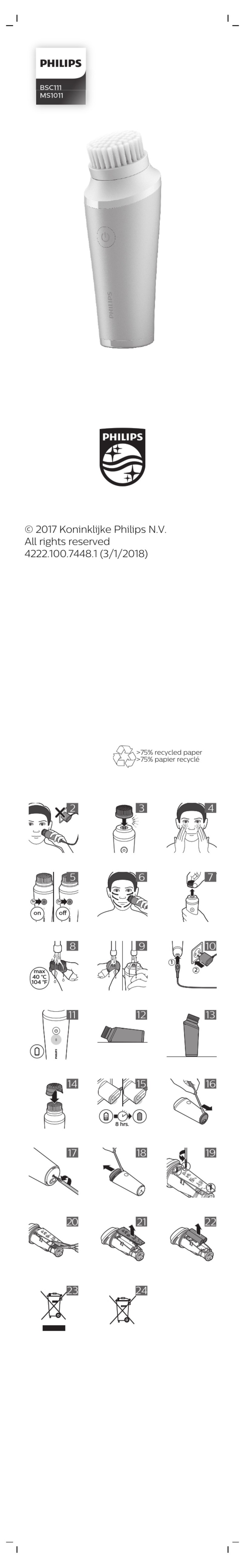 Philips BSC111 user manual