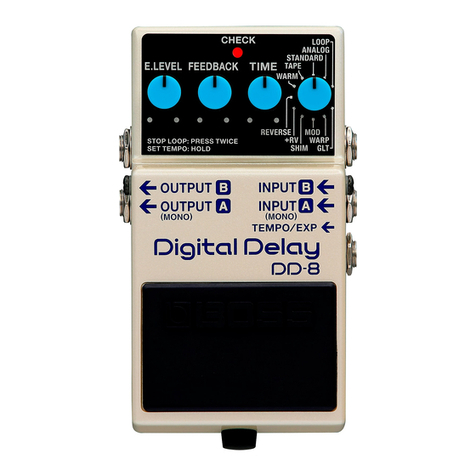 BOSSCO DD-8 Reference manual