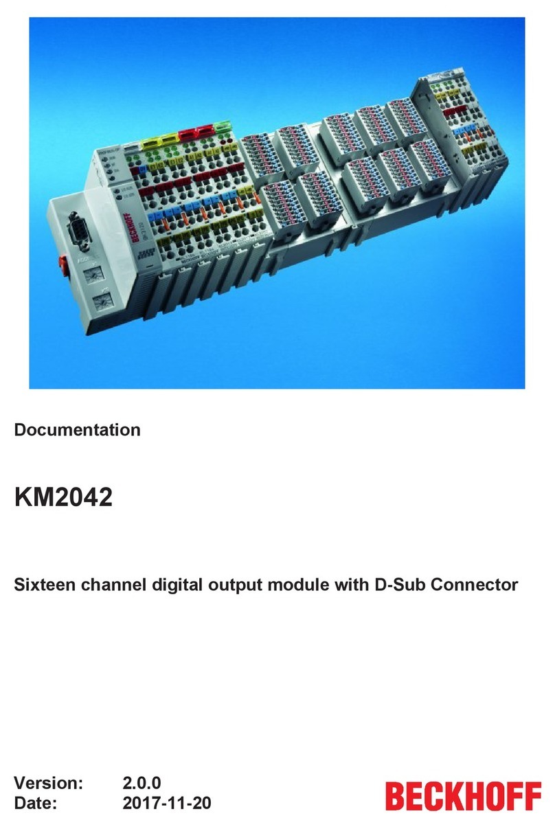Beckhoff KM2042 Operator's manual