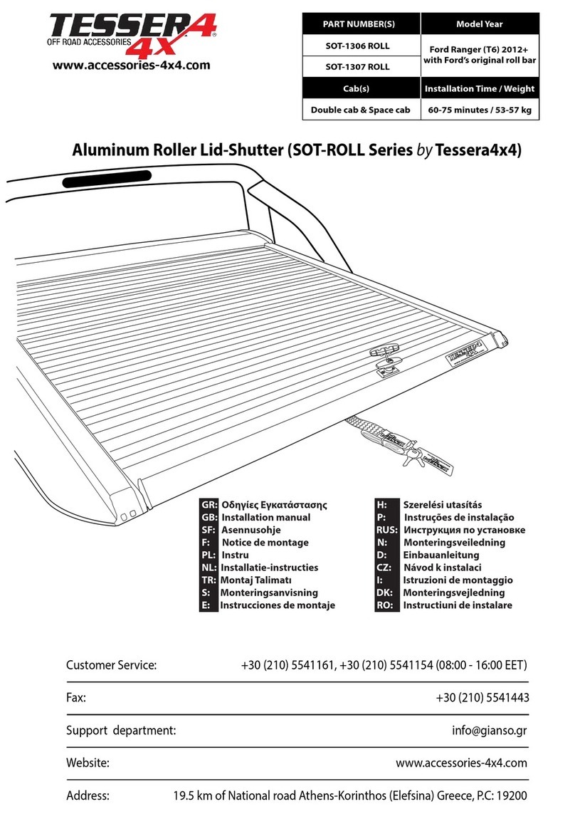 Tessera4x4 SOT-ROLL Series installation manual