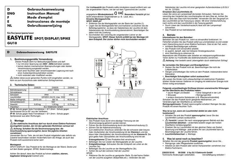 SLV EASYLITE 230525 instruction manual
