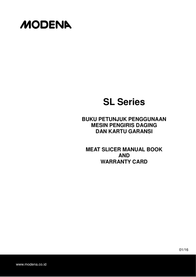 Modena SL Series User manual