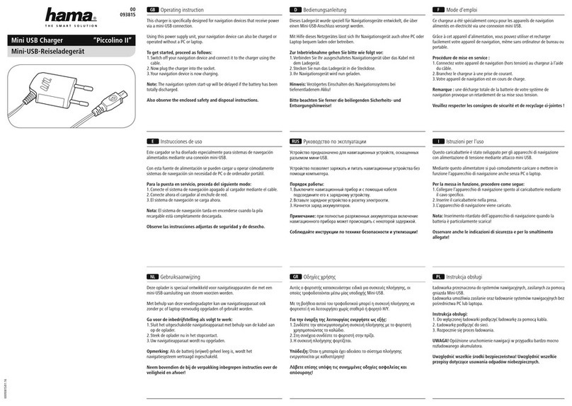Hama Piccolino II User manual