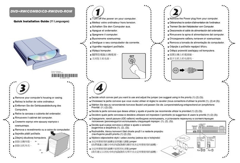 BenQ DW400A Quick installation guide