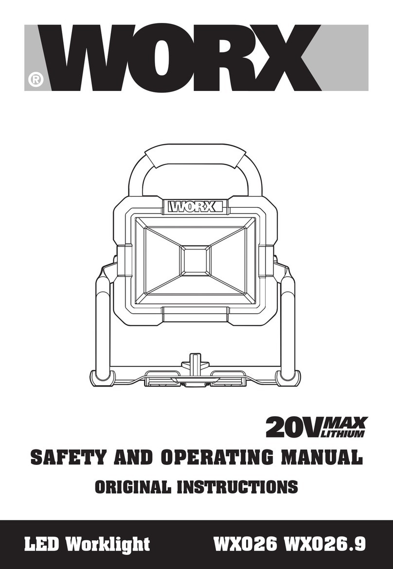 Worx WX026 Safety and operating manual Worx WX026 Safety and operating manual